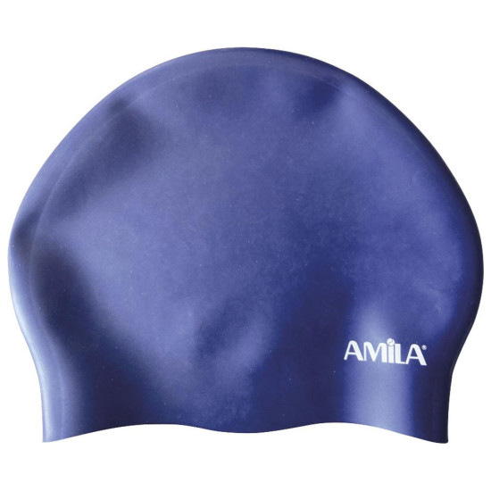 Amila Σκουφάκι Κολύμβησης Long Hair HQ Μπλε